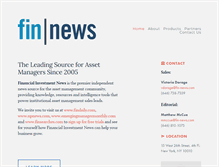 Tablet Screenshot of fin-news.com